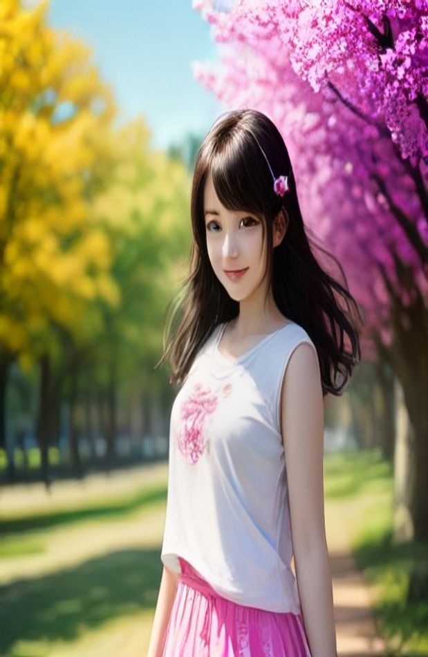 Cute Teen Girl Wallpaper