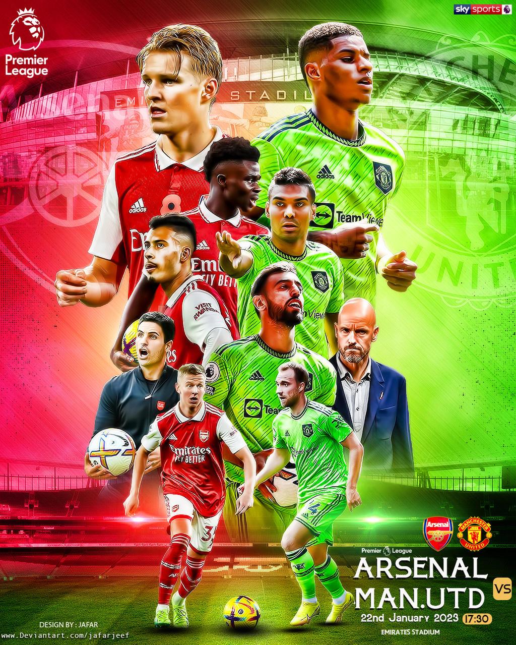 Arsenal Manchester United By Jafarjeef