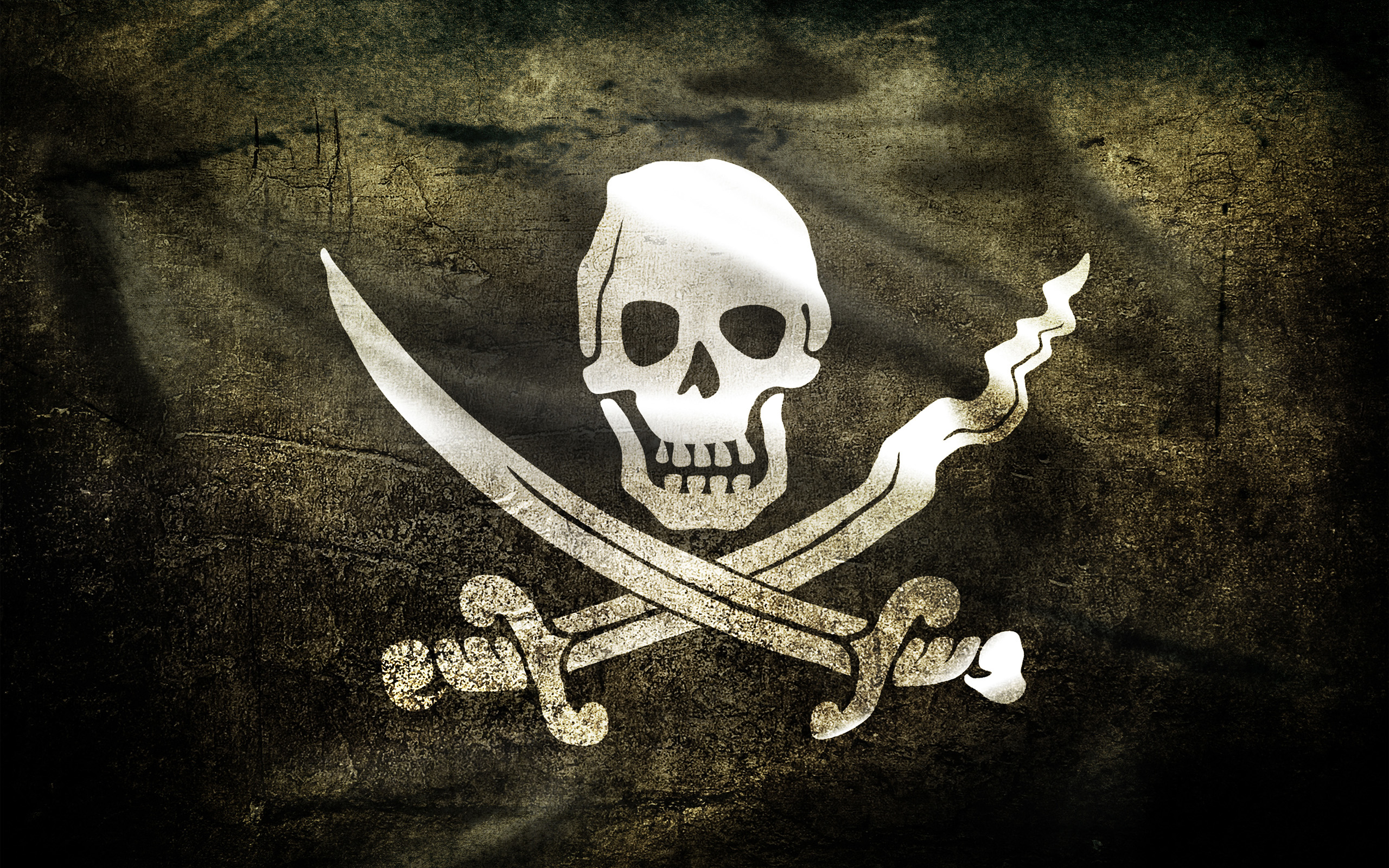 Jolly Roger Pirate Flag Wallpaper