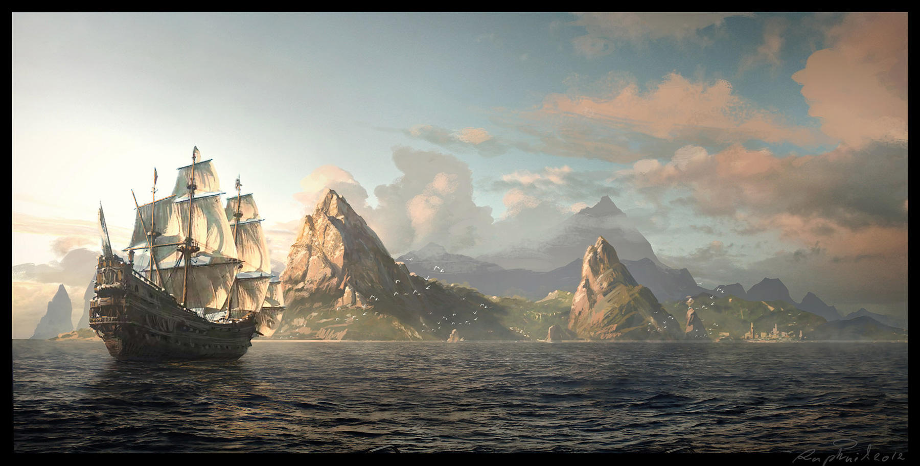 Assassin S Creed Iv Black Flag Concept Art By Raphael Lacoste