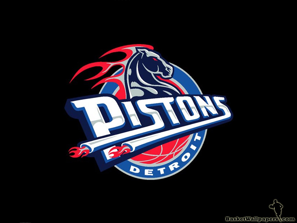 Detroit Pistons Logo Wallpaper Wallpaperuggest