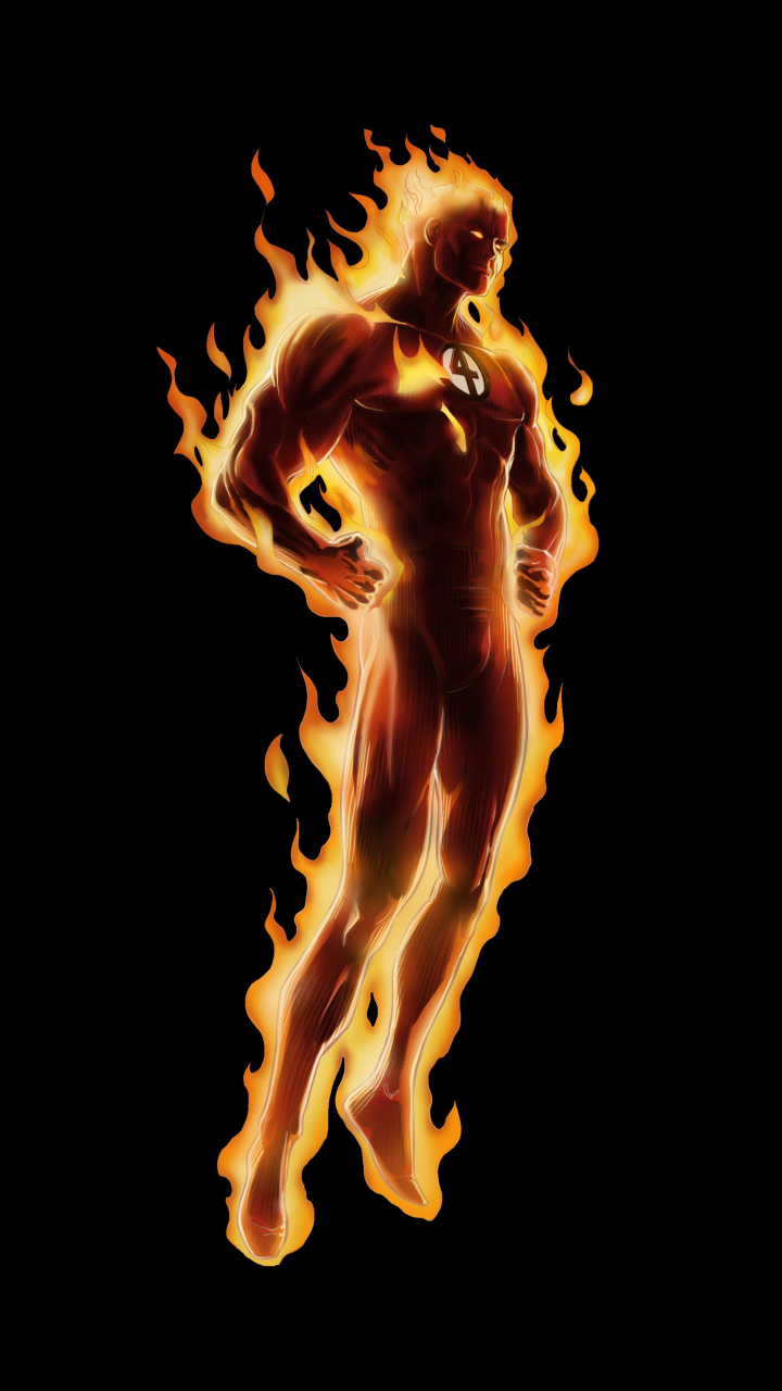 ComicsHuman Torch 720x1280 Wallpaper ID 618394   Mobile Abyss