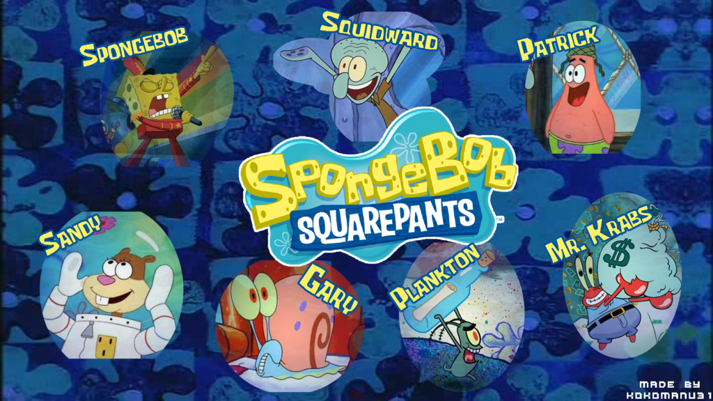 Spongebob Squarepants HD Background By Kokomanu31