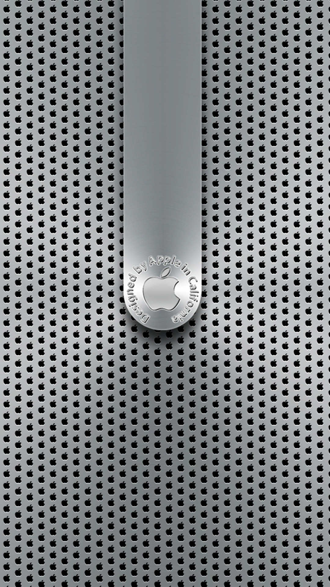 Metal Apple Lockscreen Wallpaper For Galaxy S5