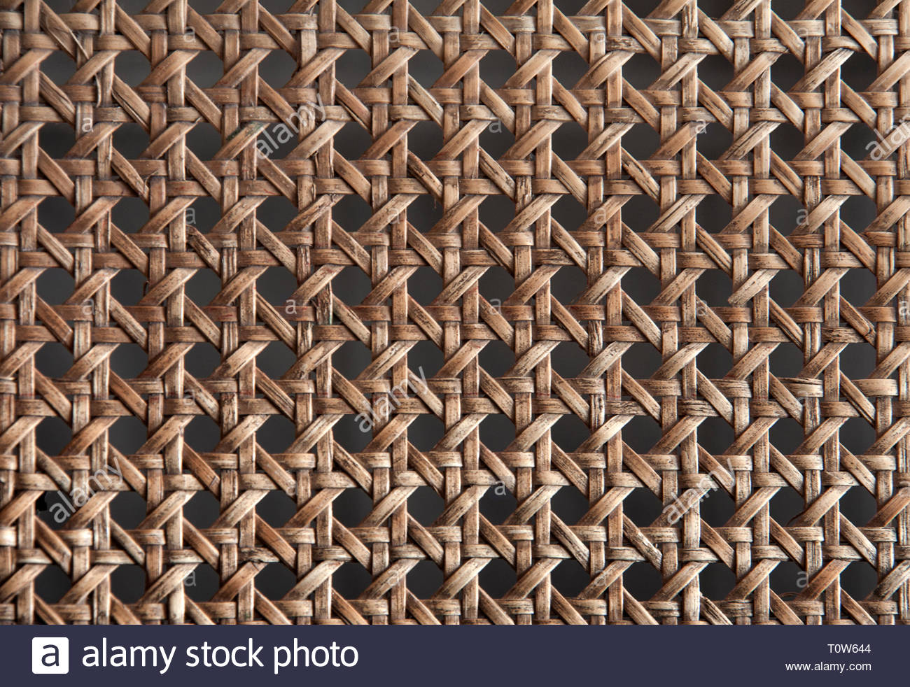 Brown Basket Weave Pattern Vintage Texture Or Background Stock
