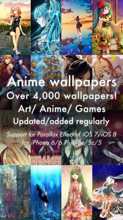 Anime Wallpaper Sheets For iPhone Plus 5s 5c And Ipod