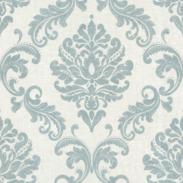 Navy Blue Damask Wallpaper For Walls Wrap A Room In