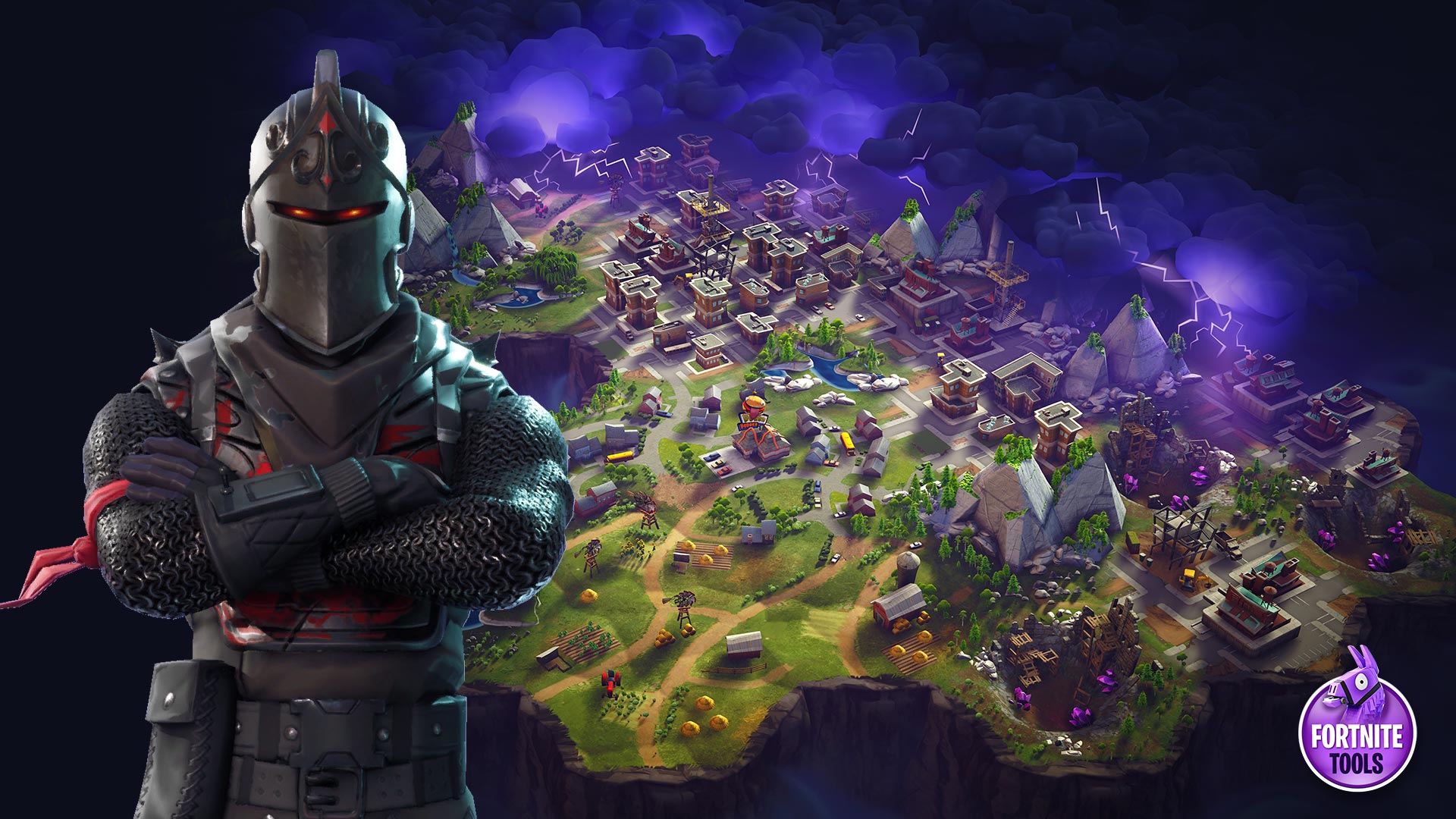 Black Knight Fortnite Wallpaper 4k