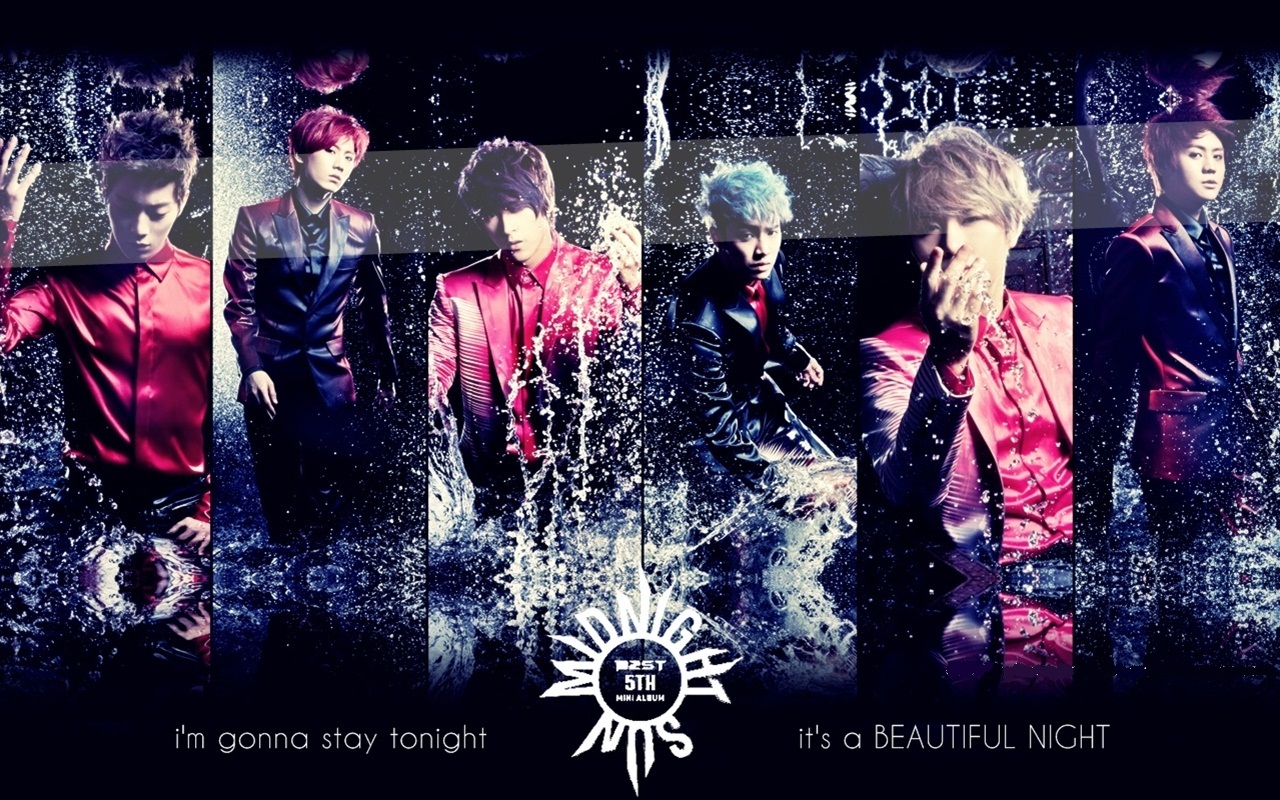 Beast B2st Beautiful Night Wallpaper Song Lyrics