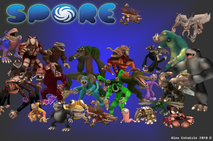 Spore Creations Wallpaper By Xanderx3