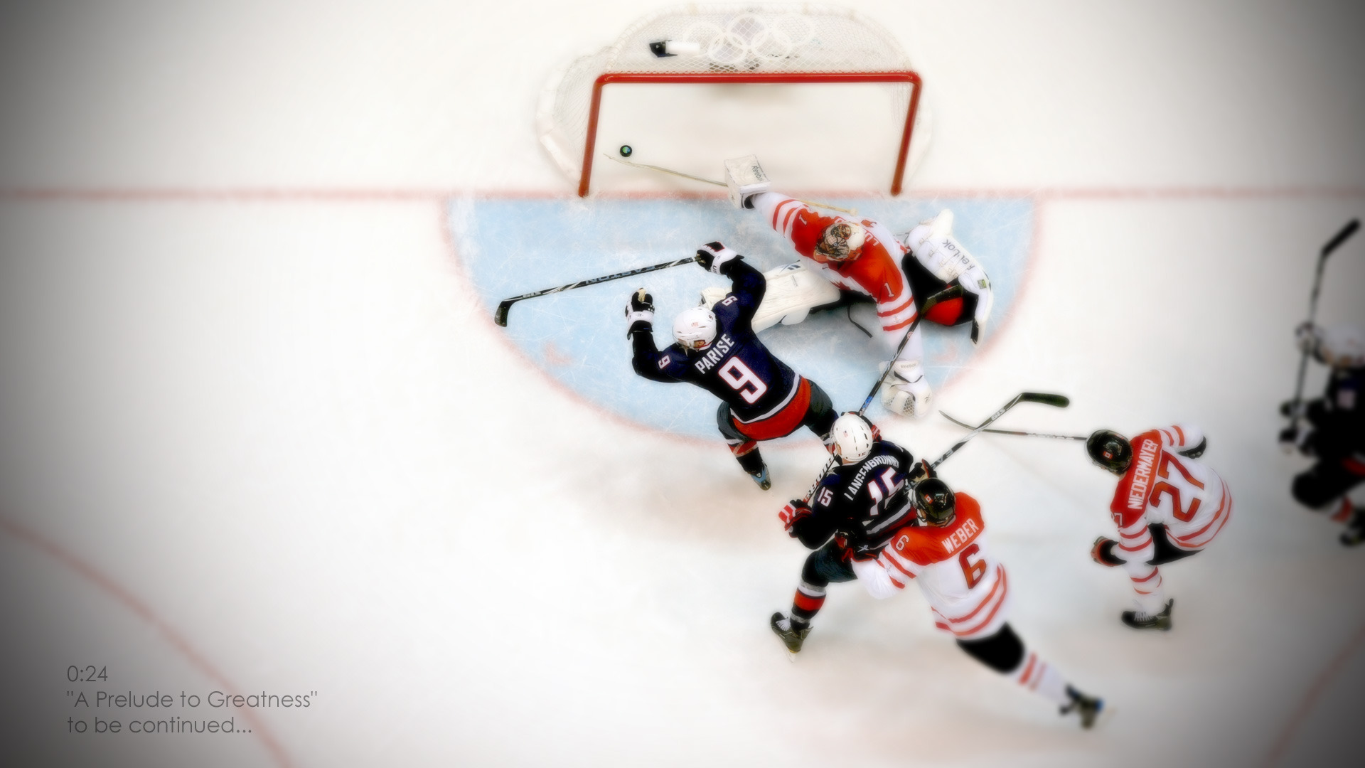 Winter Olympics Hockey Game Desktop Pc And Mac Wallpaper