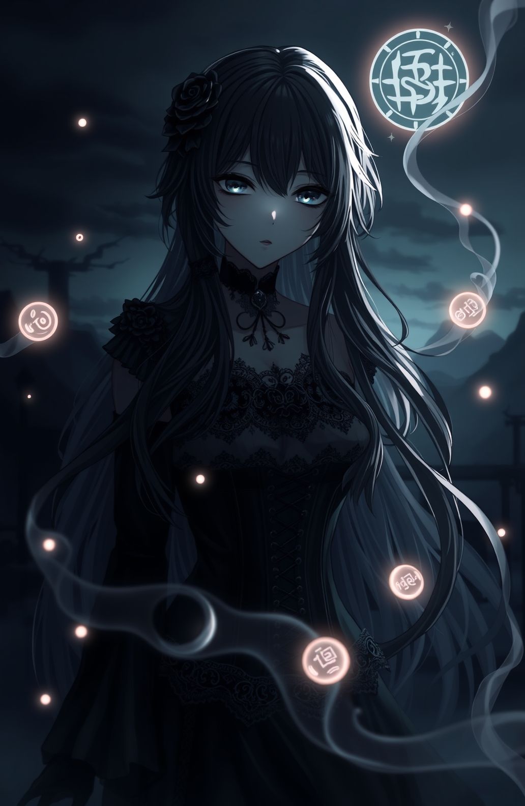 Dark Anime Girl Wallpaper