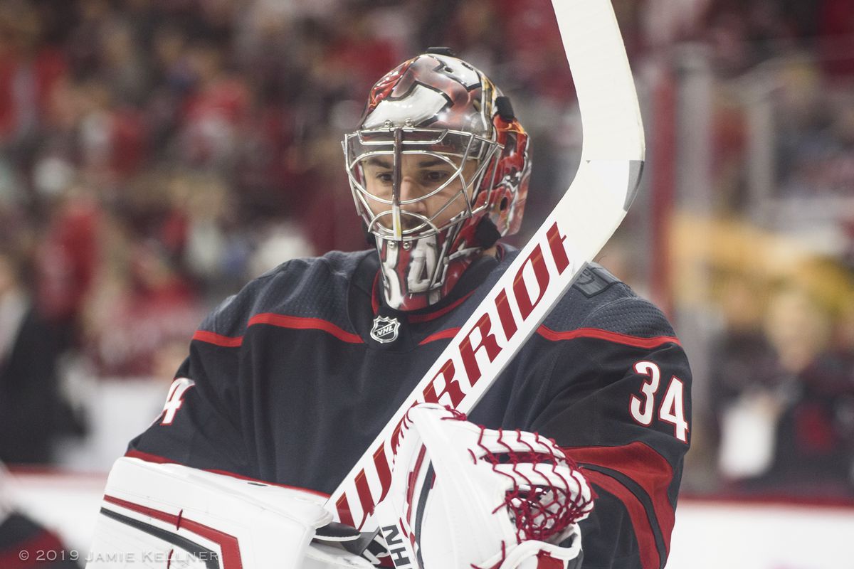 By The Numbers Petr Mrazek S Playoff Statistics For Carolina