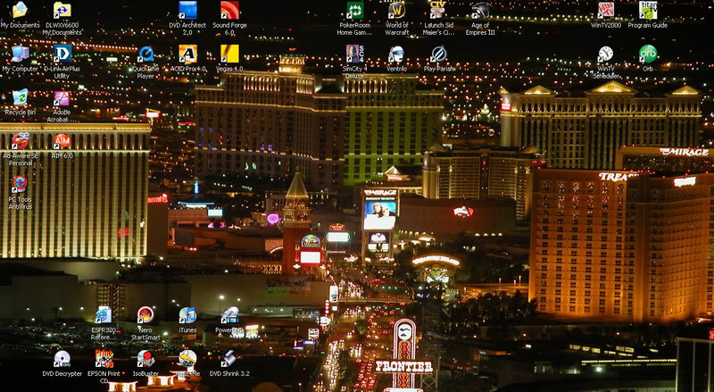 Las Vegas Blvd Night Wallpaper Desktop