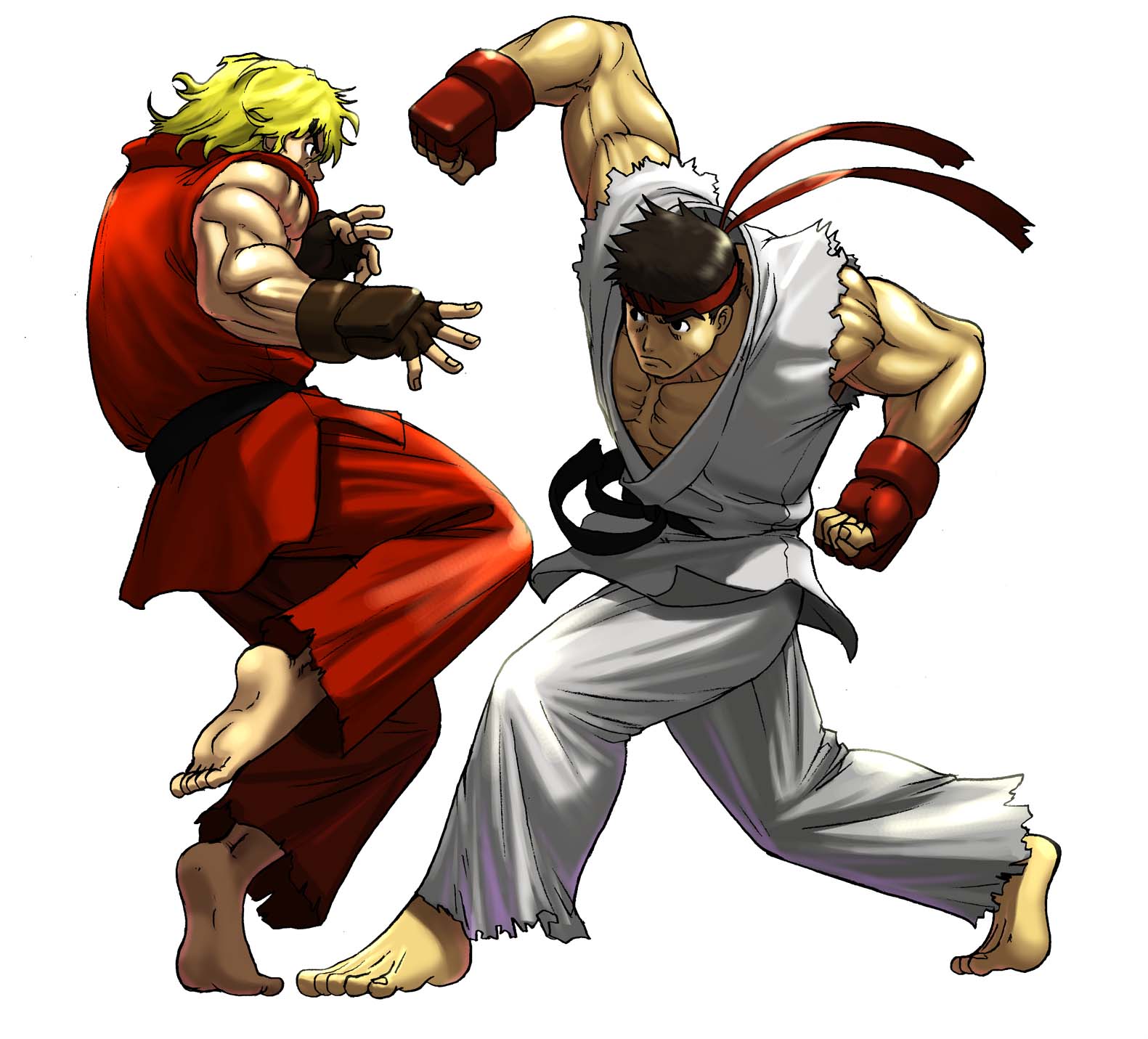 Street Fighter Wallpaper Ryu Ken Masters
