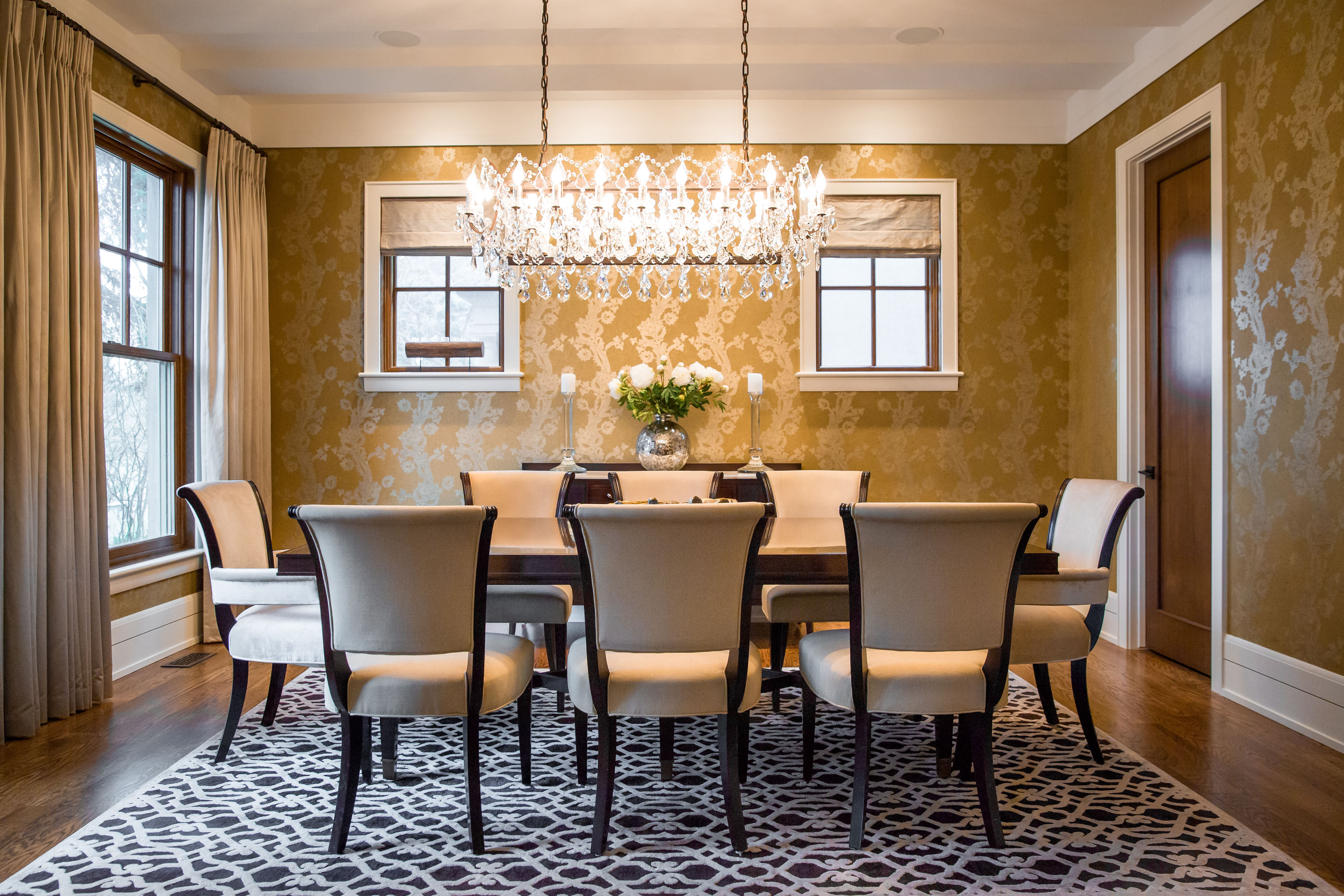 Arte Fortuny Flower Basalt By Drop Wallcoverings