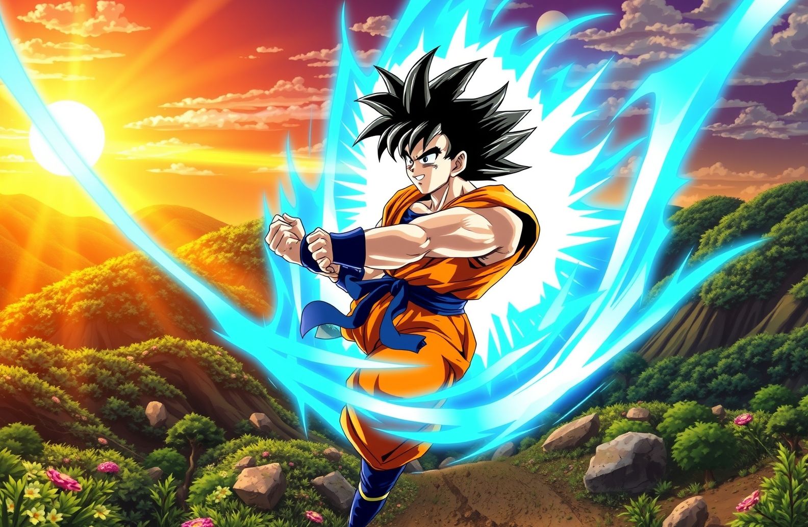 Goku Kamehameha Wallpaper