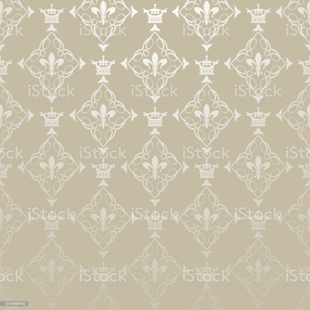 Silver Royal Background Wallpaper Texture Pattern Vector Image