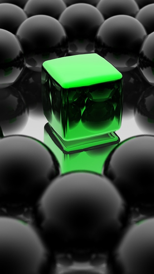 Green and black iPhone Wallpapers iPhone 5s4s3G Wallpapers