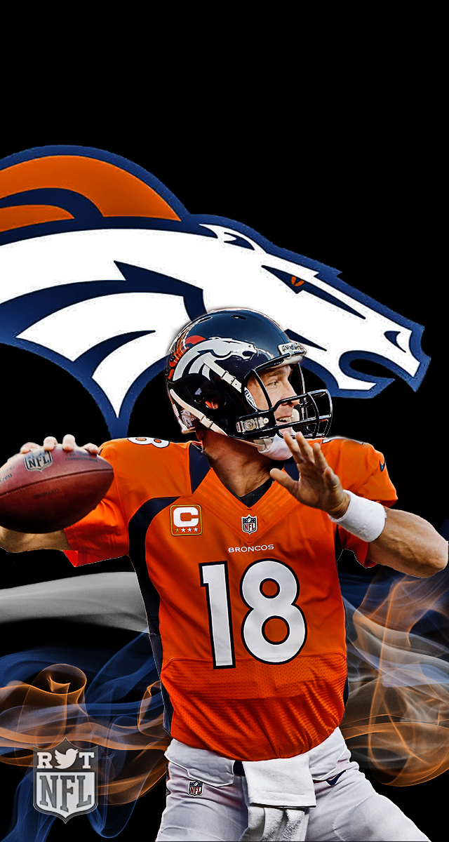 Peyton Manning Broncos iPhone Wallpaper Image