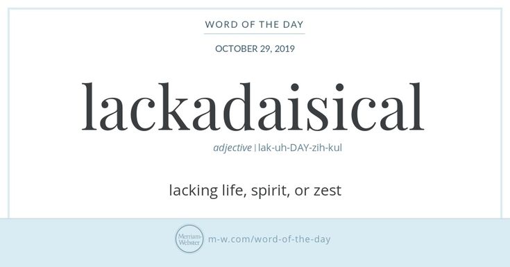 Lackadaisical Definition Wallpaper