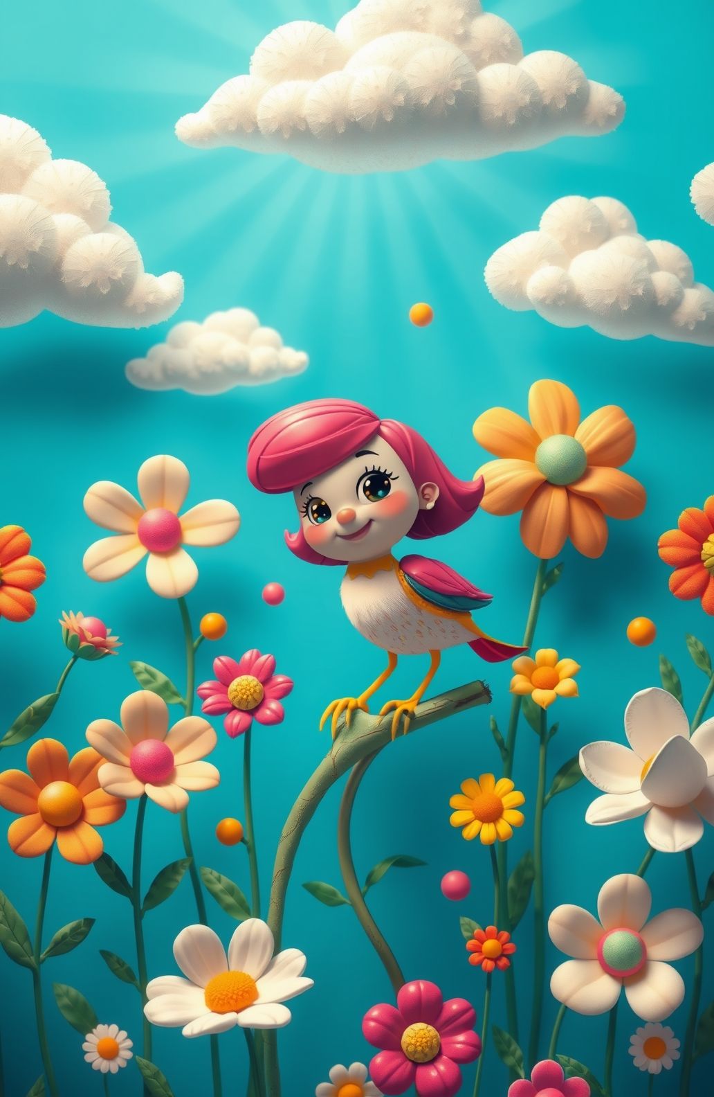 Fanny Skylark Wallpaper