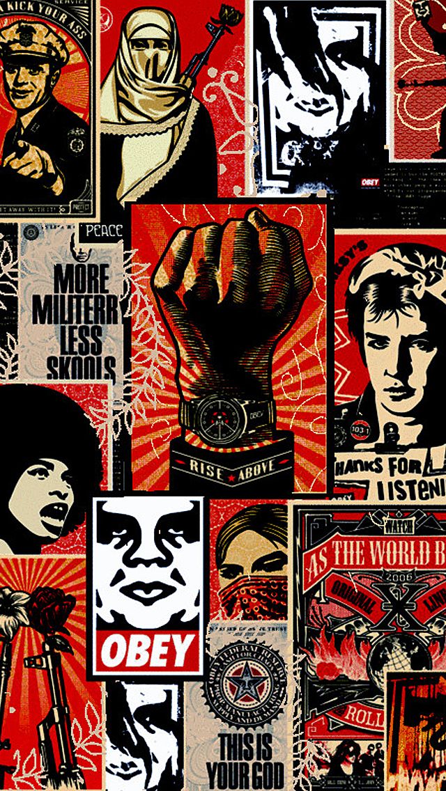 Obey Wallpaper iPhone On