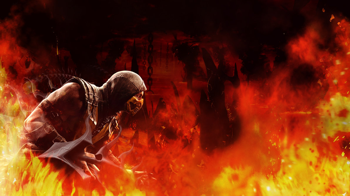 Mortal Kombat X Scorpion Wallpaper By Kothanos On