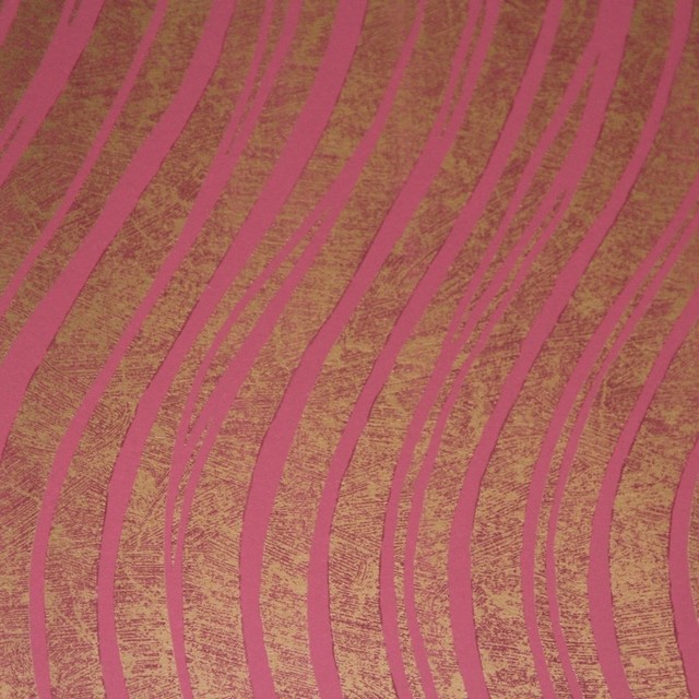 Modern Ruby Red Waves Wallpaper R3640 Sample contemporary wallpaper