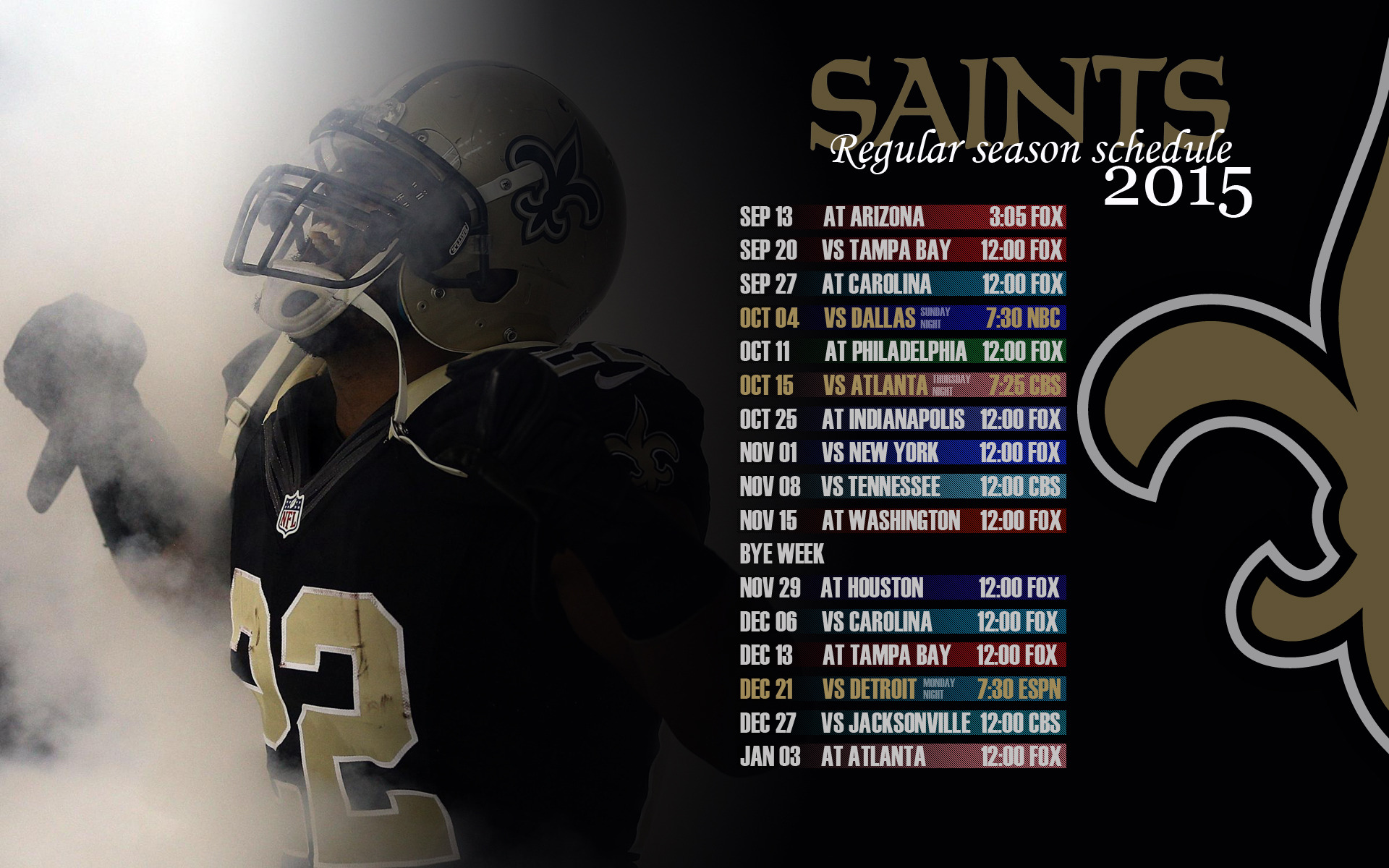 2015 SCHEDULE WALLPAPERS TigerDroppingscom