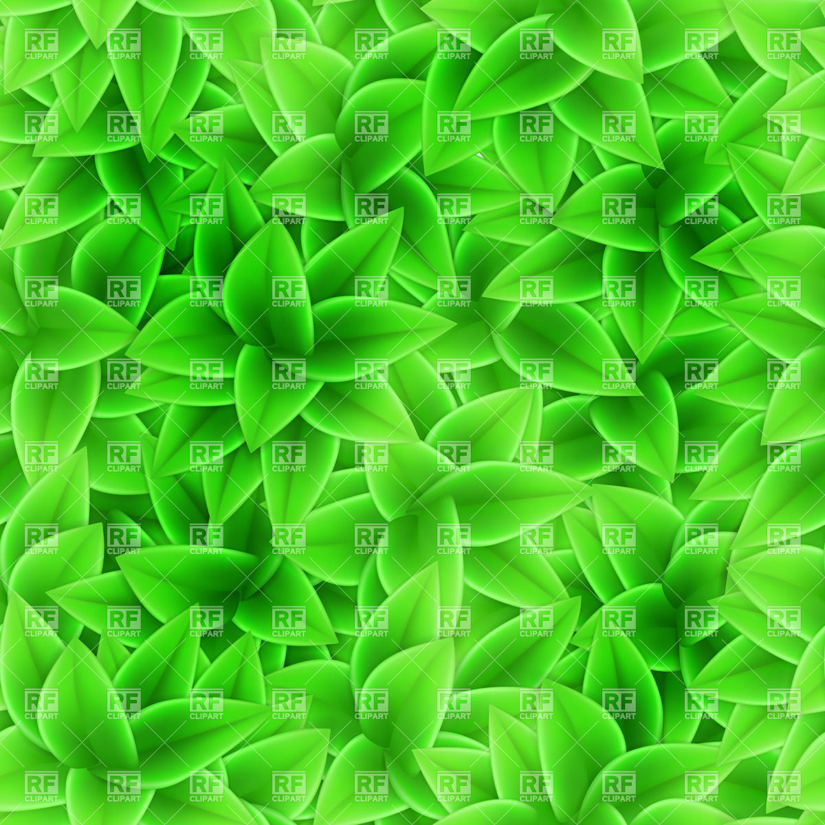 Green Leaves Background Royalty Vector Clipart