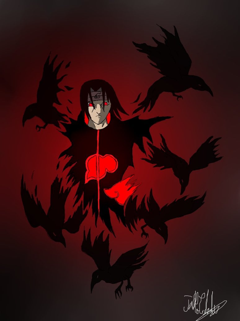 Naruto Uchiha Itachi Crow Tsukuyomi Poster Decorative Painting Canvas Wall  Art Living Room Posters Bedroom Painting Canvas Art Poster and Wall Art  Picture Print Modern Family bedroom Decor Posters 12x : Amazon.co.uk: