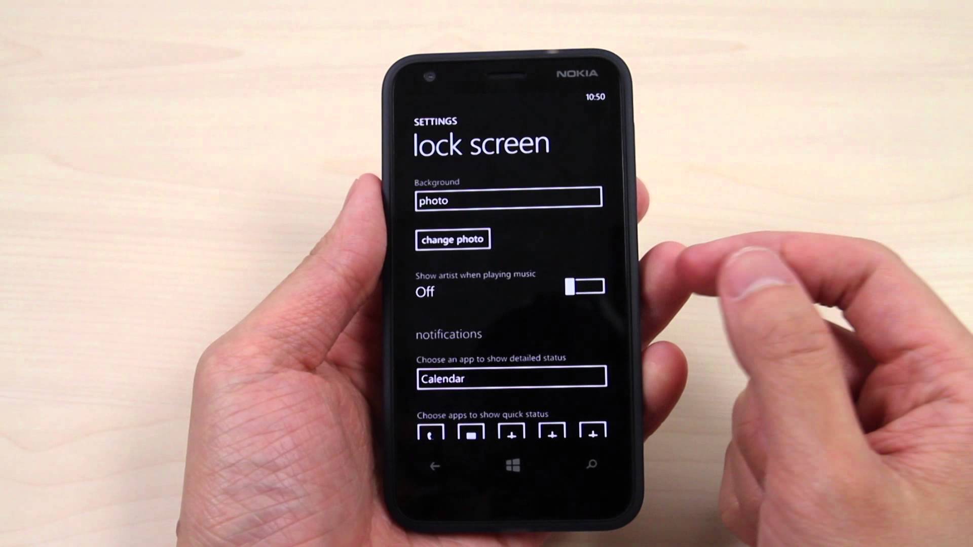The Theme And Lock Screen Wallpaper On Nokia Lumia