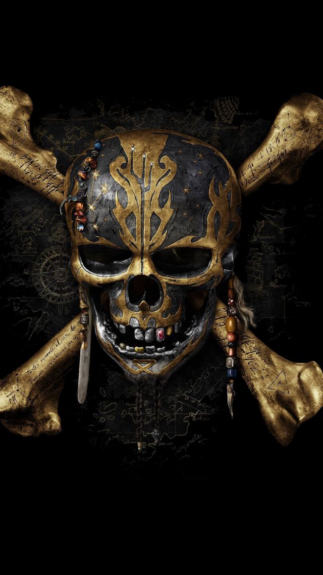 Wallpaper Pirates Of The Caribbean Dead Men Tell No Tales Skull