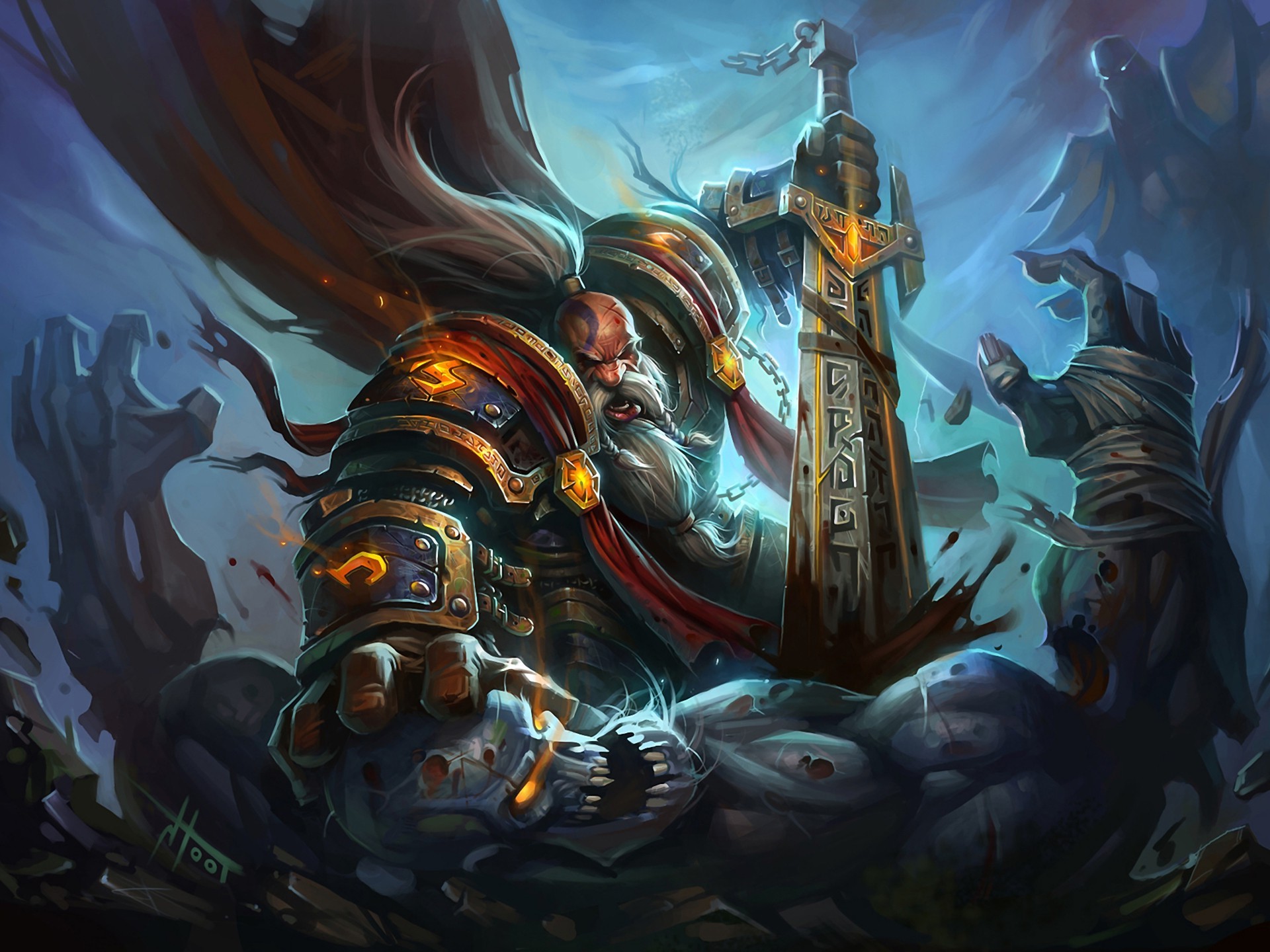 Dwarfs Paladin World Of Warcraft Wallpaper HD Desktop