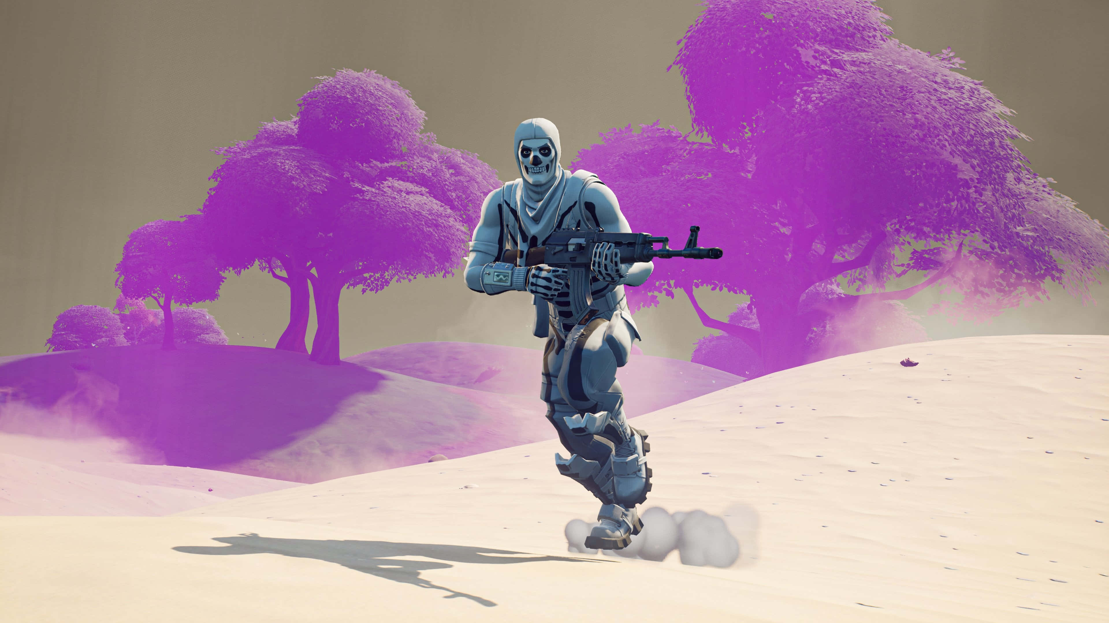 Purple Skull Trooper Wallpaper
