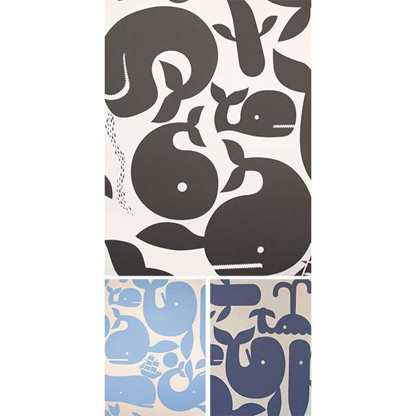 Pottok Prints Little Whales Wallpaper Thisnext