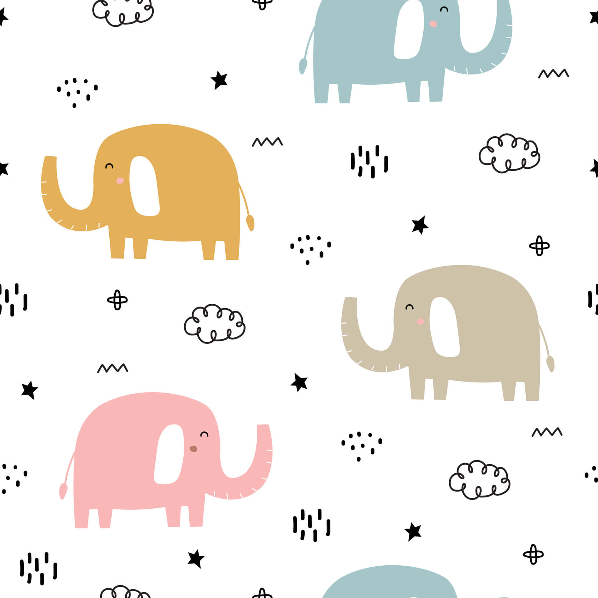 Cute Cartoon Animal Wallpaper