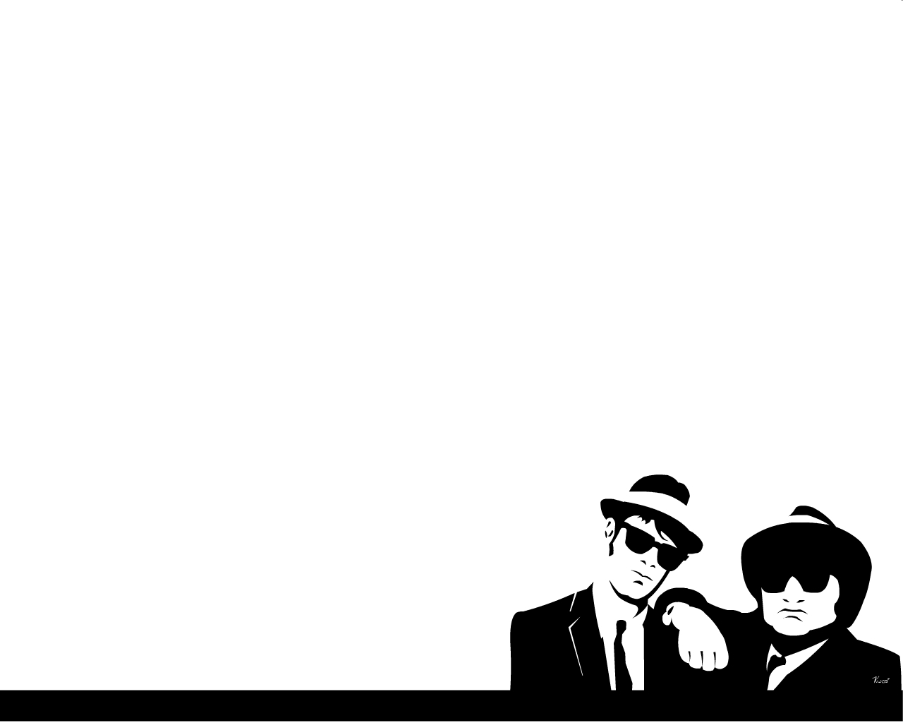 The Blues Brothers Image Drawn Background HD Wallpaper