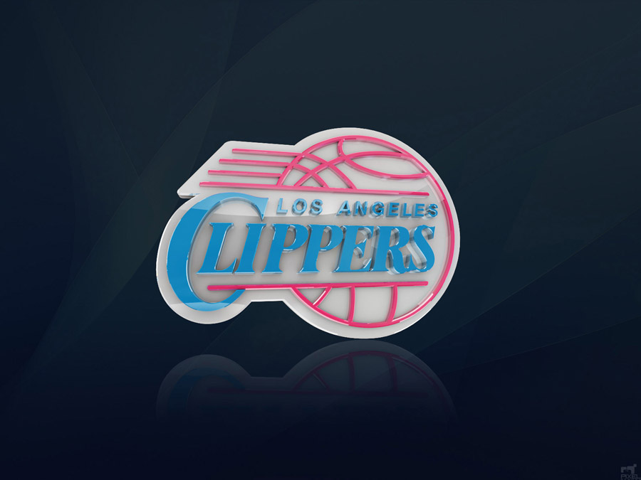 Los Angeles Clippers 3d Logo Wallpaper Basketball At