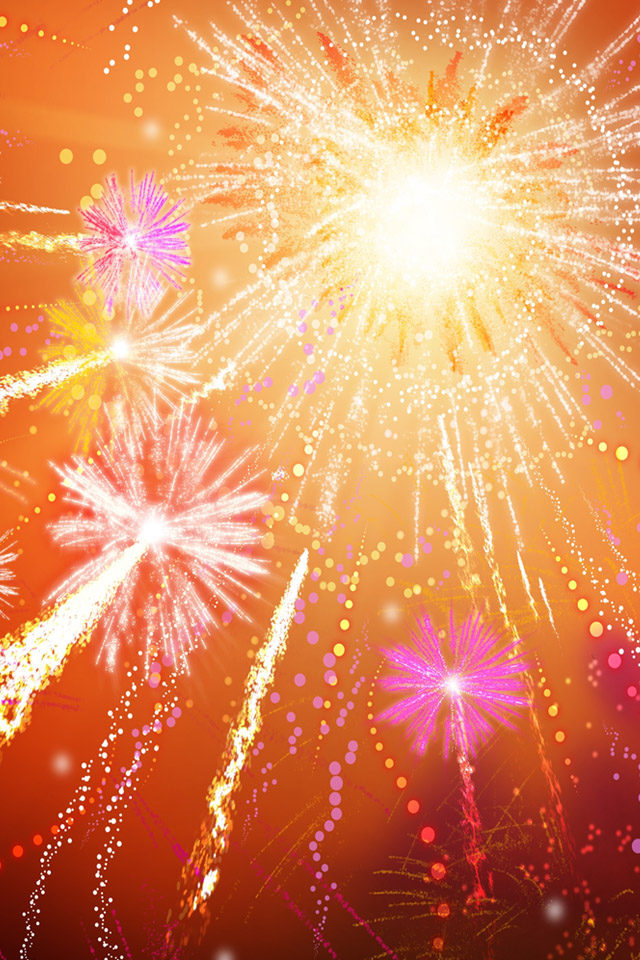 Fireworks Displays iPhone Wallpaper Background And