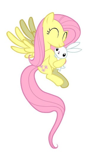 Bigger My Little Pony Fluttershy Lwp For Android Screenshot