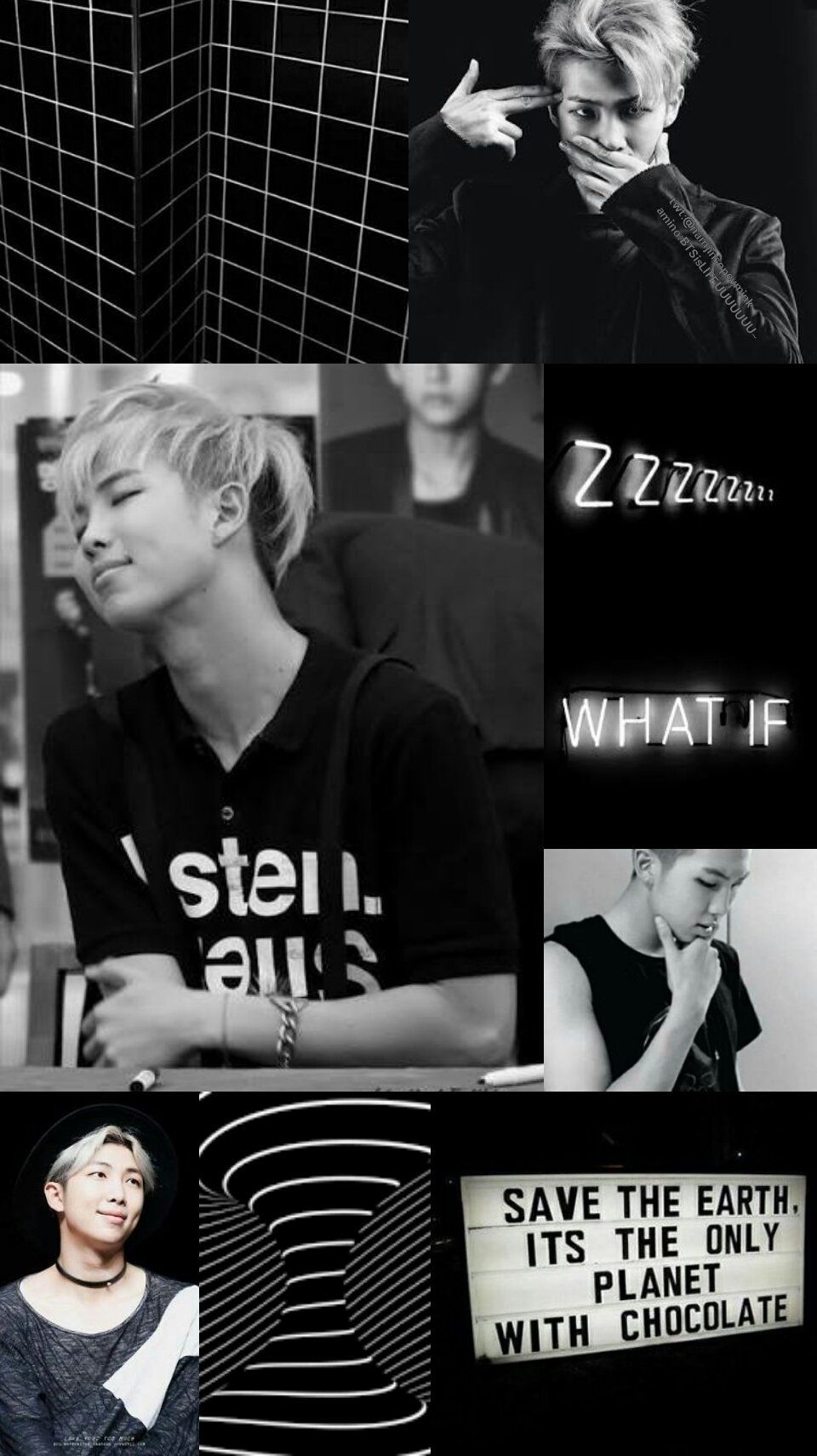 Bts Black Aesthetic Wallpaper