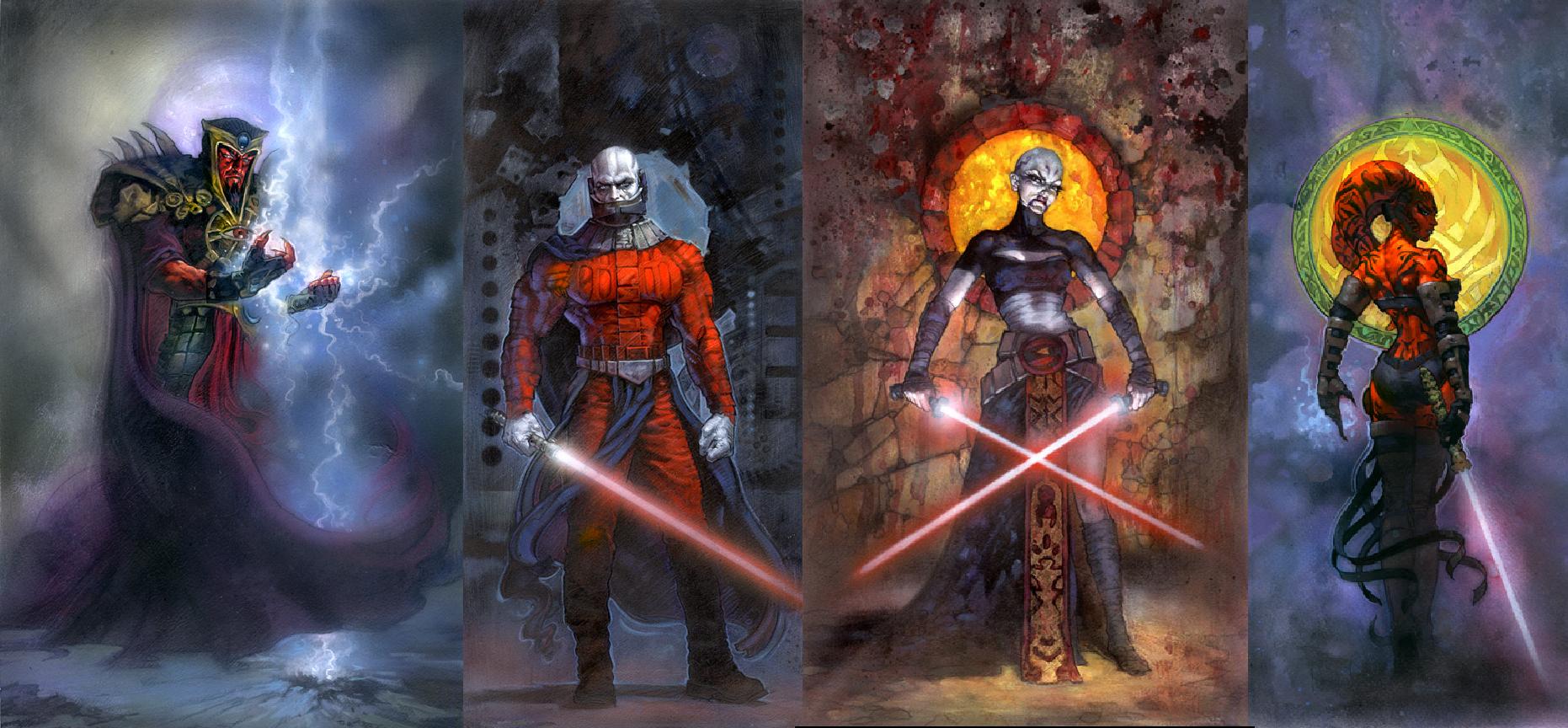 Star Wars Sith Lords Wallpaper by masterbarkeep 1862x864