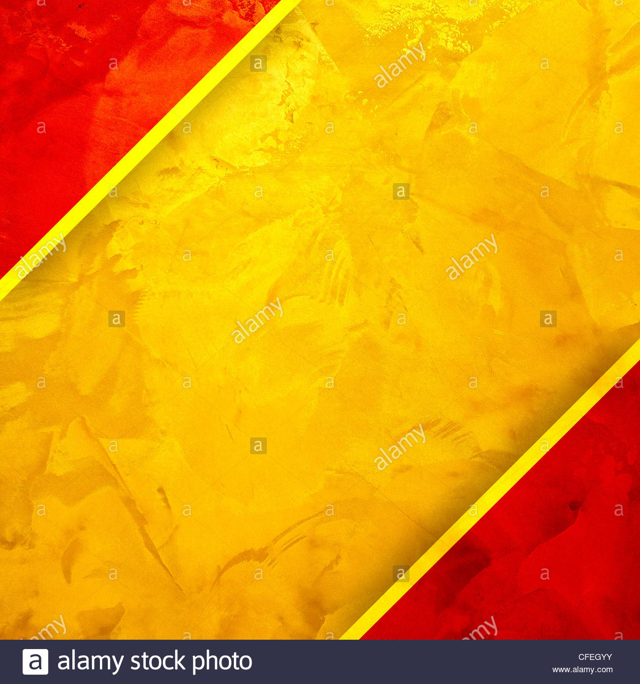 Yellow and red textured golden design background Stock Photo