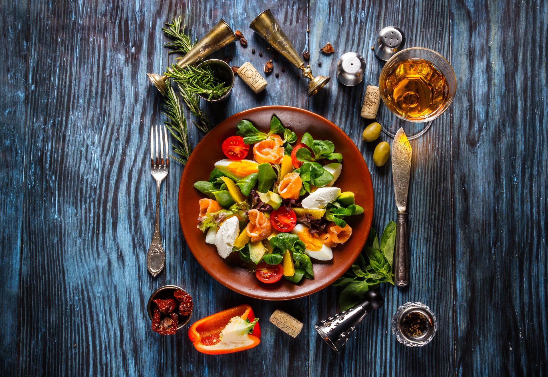 Meal Still Life Food Salad 4k Ultra HD Wallpaper