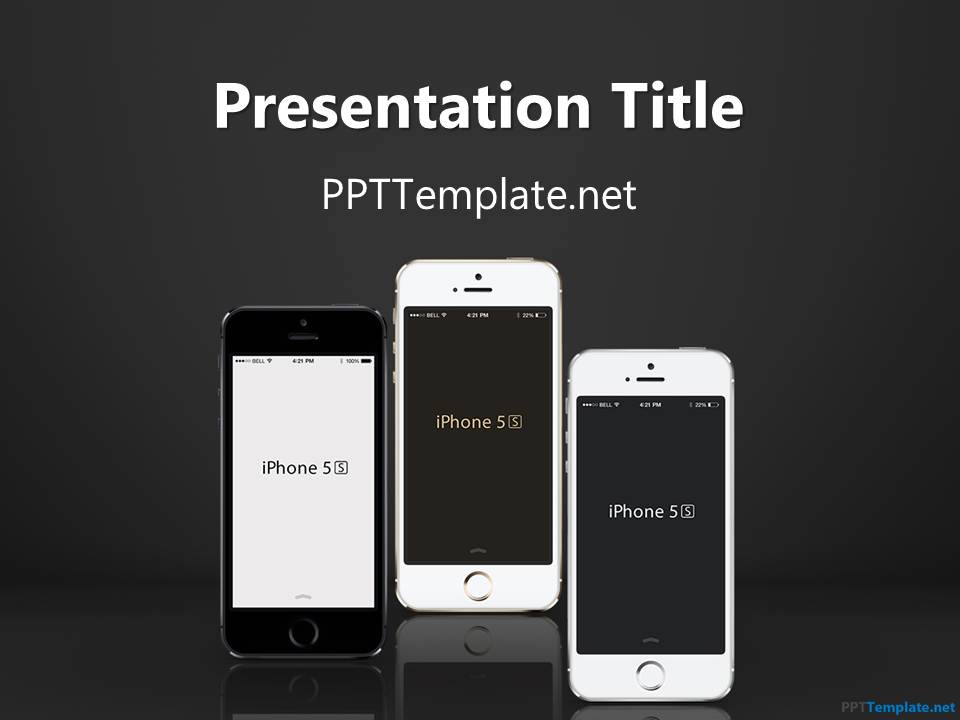 iPhone Ppt Template