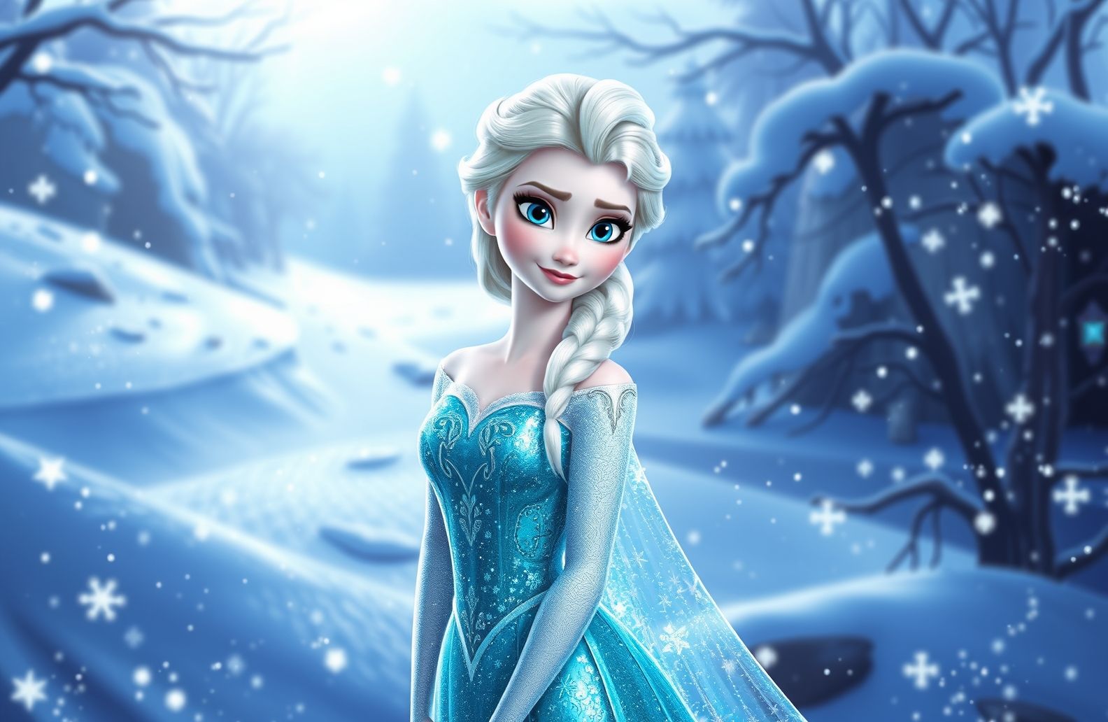 HD Elsa Wallpaper 1080p