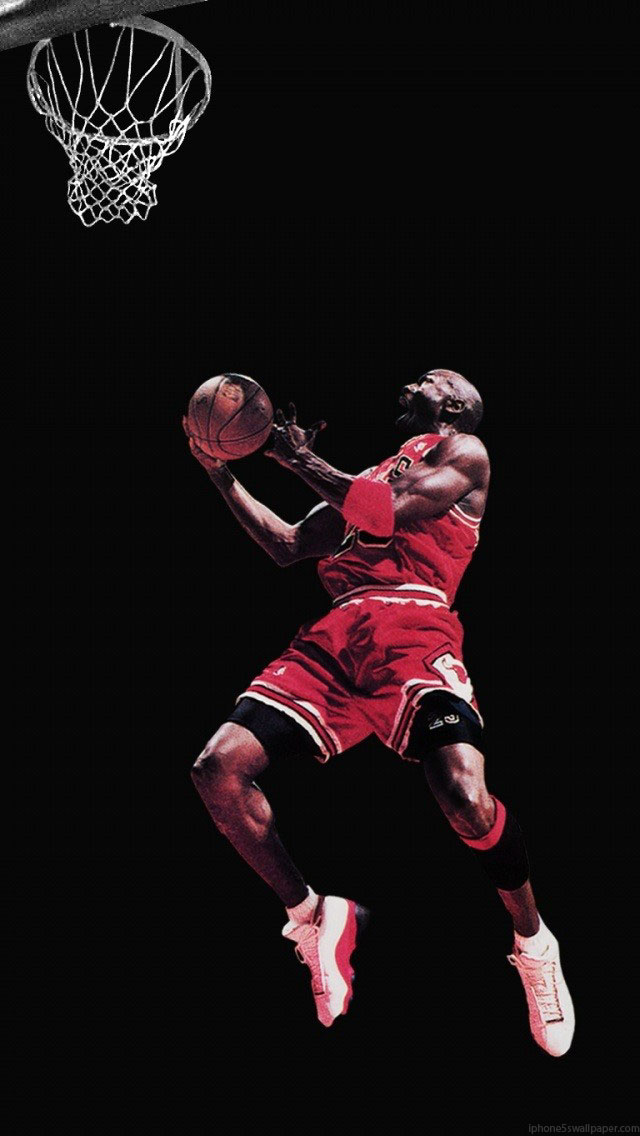 Michael Jordan Chicago Bulls Basketball iPhone 5 Wallpaper iPhone 5S