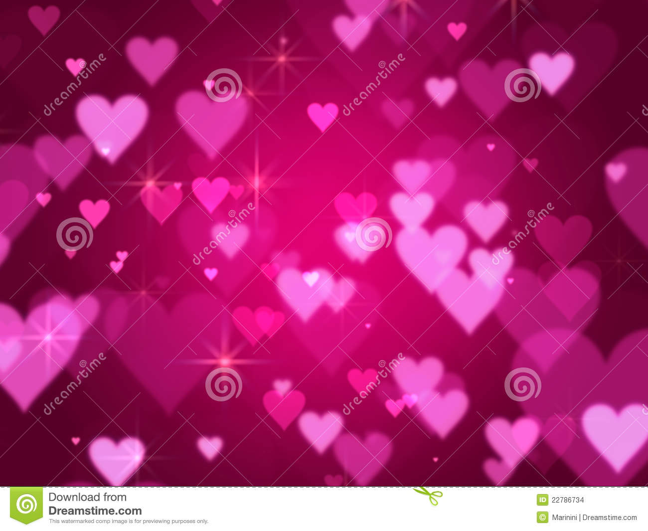 Image Red Hearts Background